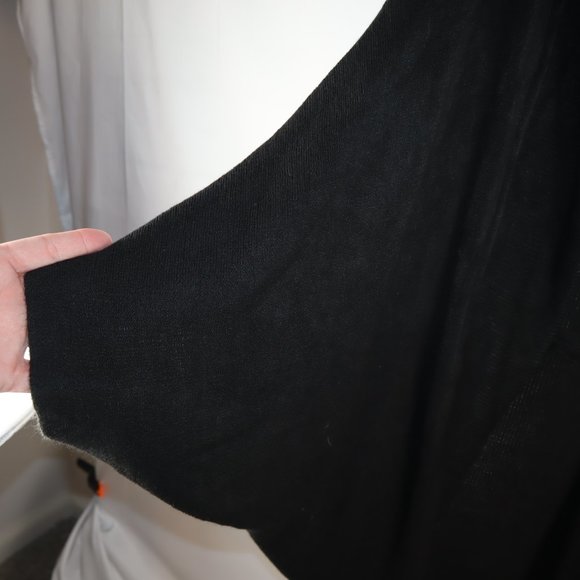 Layers by Lizden Marvelush Black Knit Cocoon Cardigan Women's Size XL/1X-NWOT - Picture 10 of 11